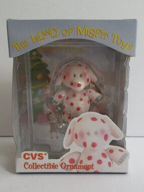 Spotted Elephant Toy Ornament Rudolph Island of Misfit Toys CVS NEW in Box 1999